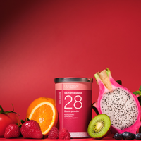 Blend van 23 plantaardige vezels, aminozuren en vitamines in Skin Integrate 28