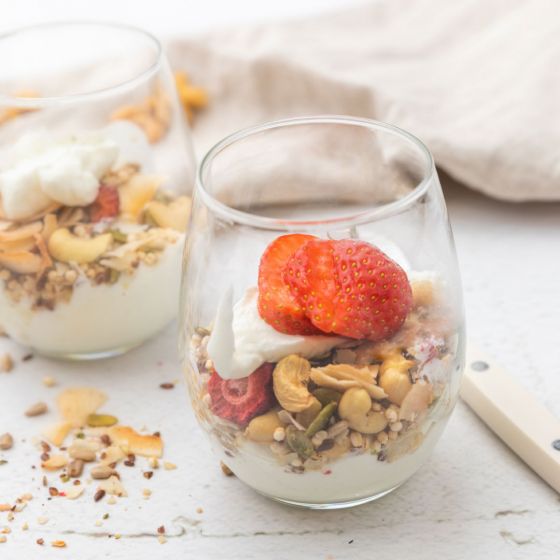 PS Food & lifestyle granola cashew aardbei powerslim webshop