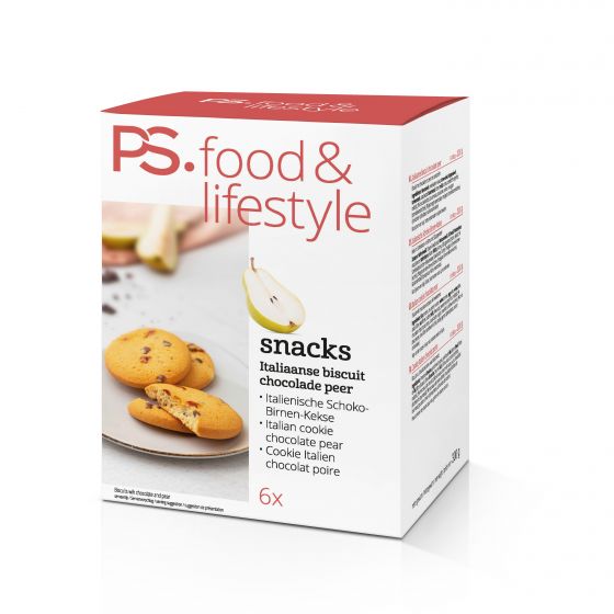 PS food & lifestyle Italiaanse biscuits chocolade peer powerslim webshop