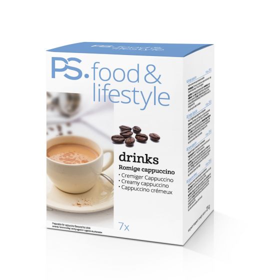PS food & lifestyle drank romige cappucino powerslim webshop