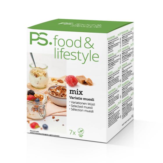 PS food & lifestyle variatie muesli powerslim webshop