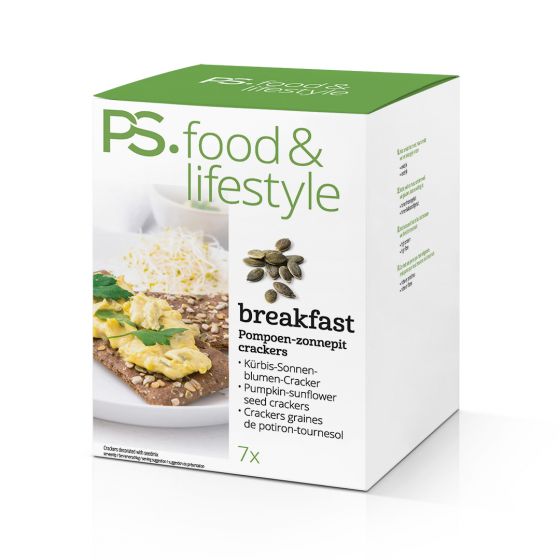 PS Food & lifestyle Pompoen zonnepit crackers powerslim webshop