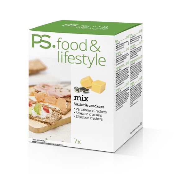 PS Food & lifestyle variatie crackers powerslim webshop