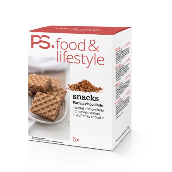 PS Food & lifestyle wafels chocolade powerslim webshop